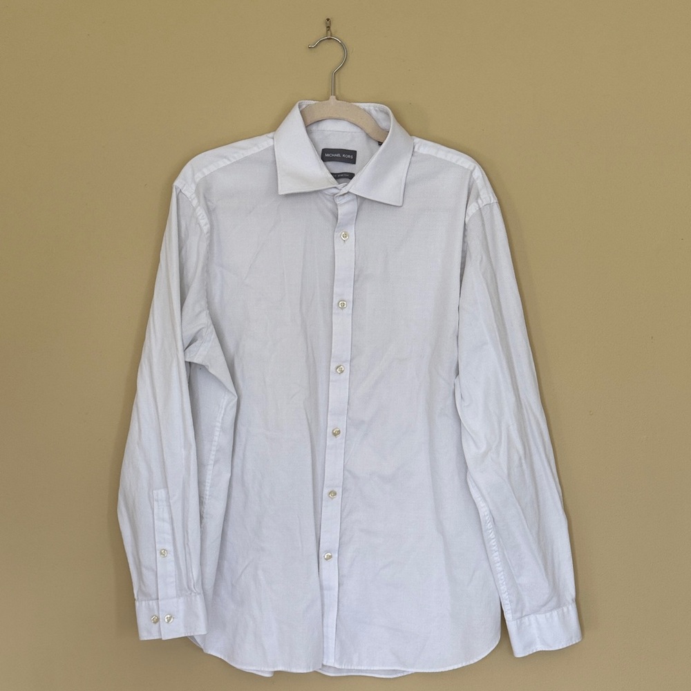 Michael Kors Classic White Dress Shirt